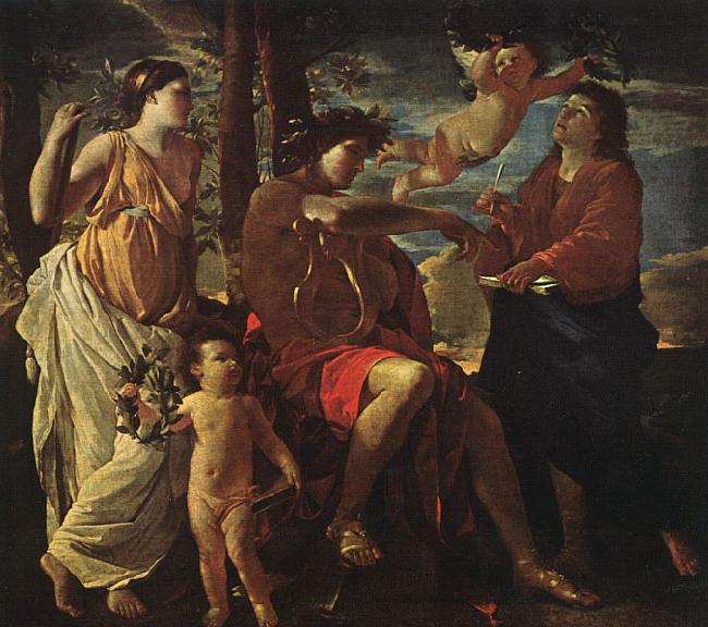 Nicolas Poussin Inspiration of the Poet